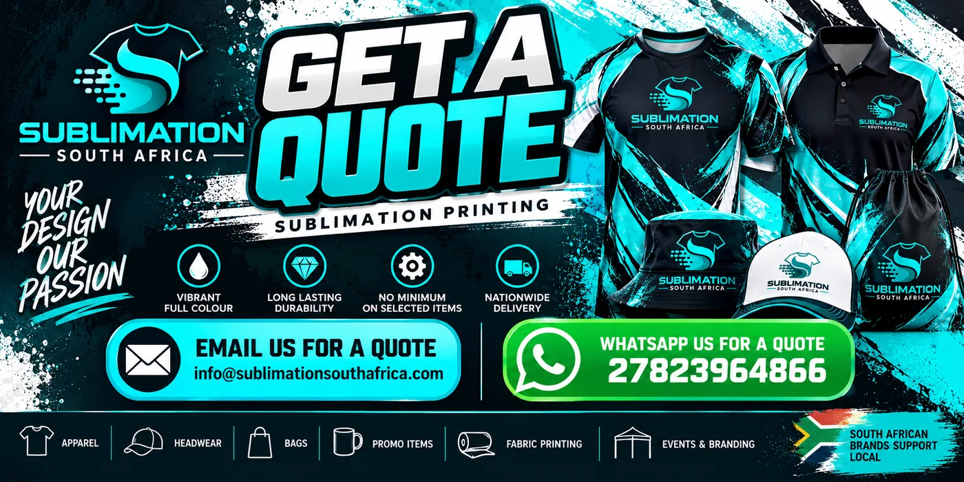 Get a quote for sublimation printing in South Africa
